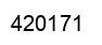 Number 420171 black image