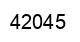 Número 42045 imagen negro