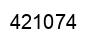 Number 421074 black image