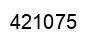 Number 421075 black image