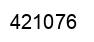 Number 421076 black image