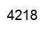 Número 4218 imagen negro
