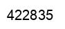 Número 422835 imagen negro