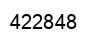 Número 422848 imagen negro