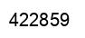Número 422859 imagen negro