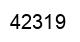 Número 42319 imagen negro