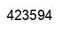 Number 423594 black image
