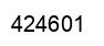 Number 424601 black image