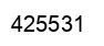 Number 425531 black image