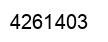 Número 4261403 imagen negro