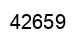Number 42659 black image