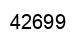 Number 42699 black image