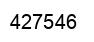 Number 427546 black image