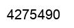 Number 4275490 black image