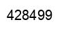 Number 428499 black image