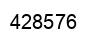 Number 428576 black image