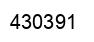 Number 430391 black image