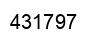 Number 431797 black image