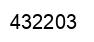 Número 432203 imagen negro
