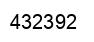 Número 432392 imagen negro