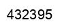 Número 432395 imagen negro