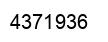 Número 4371936 imagen negro