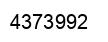 Número 4373992 imagen negro