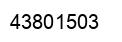 Number 43801503 black image