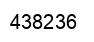 Number 438236 black image