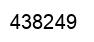 Number 438249 black image