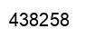 Number 438258 black image