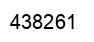 Number 438261 black image