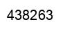 Number 438263 black image