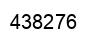 Number 438276 black image