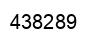 Number 438289 black image