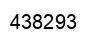 Number 438293 black image