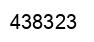 Número 438323 imagen negro
