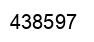 Number 438597 black image