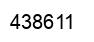 Número 438611 imagen negro