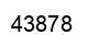 Número 43878 imagen negro