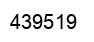 Number 439519 black image