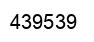 Number 439539 black image