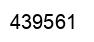 Number 439561 black image