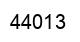 Number 44013 black image