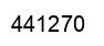 Number 441270 black image