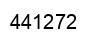 Number 441272 black image