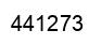 Number 441273 black image