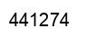 Number 441274 black image