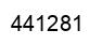 Number 441281 black image