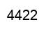 Número 4422 imagen negro